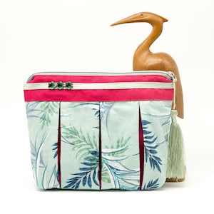 Kosmetiktasche "Susie", Kulturbeutel, Kosmetiktäschchen, Make up bag, floral