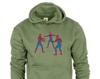 Spiderman No Way Home Kids Unisex Hoodie Spider Man Funny Meme Hoodie Hooded Top Cute Gift Ideas