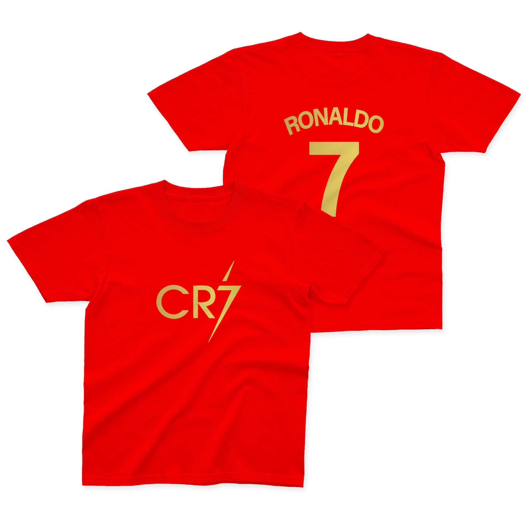 Discover CR7 T-Shirt Ronaldo Football T-Shirt
