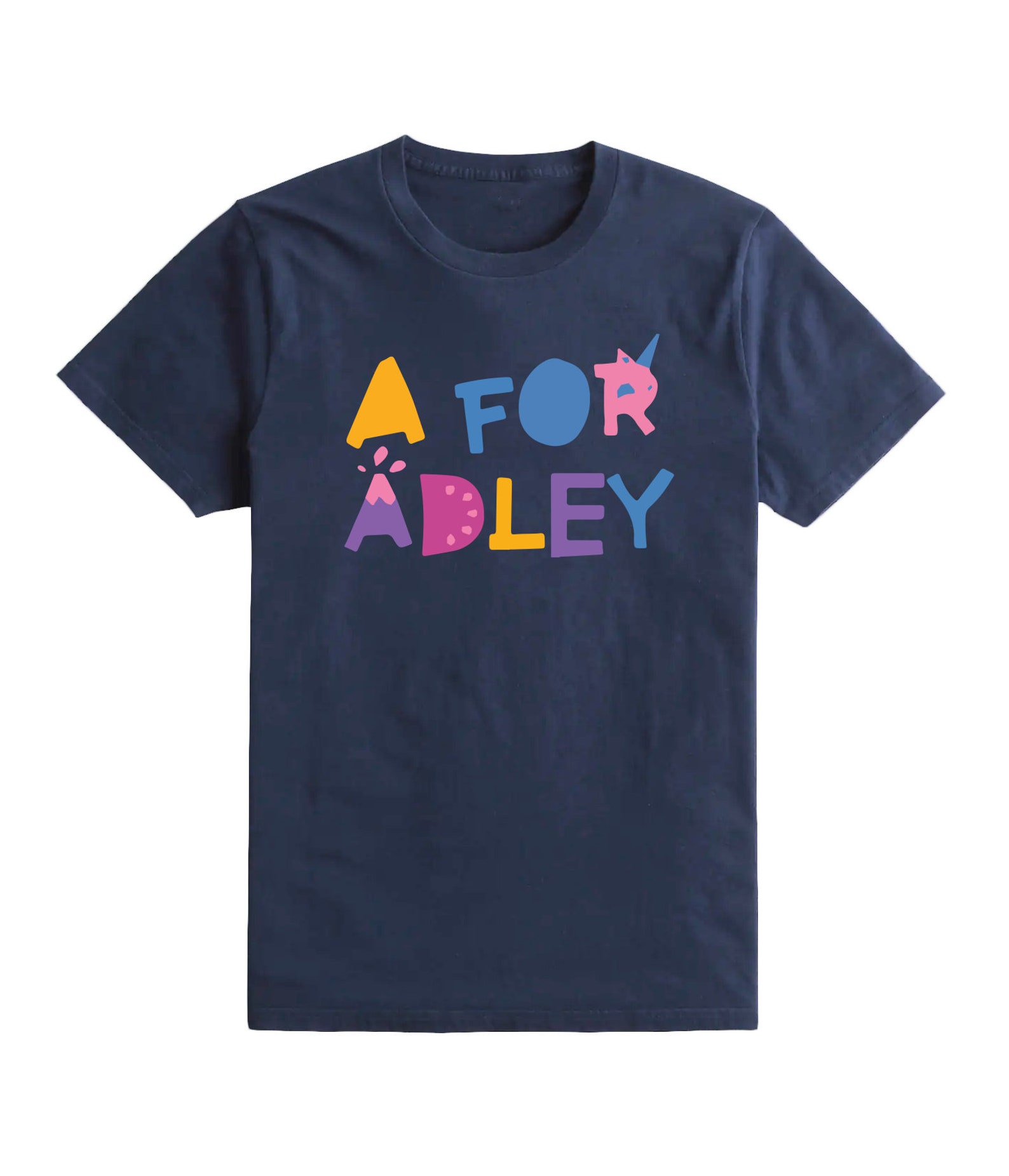 A for Adley Kids Girls T Shirt Top Tee Fun Youtuber Inspired Etsy UK