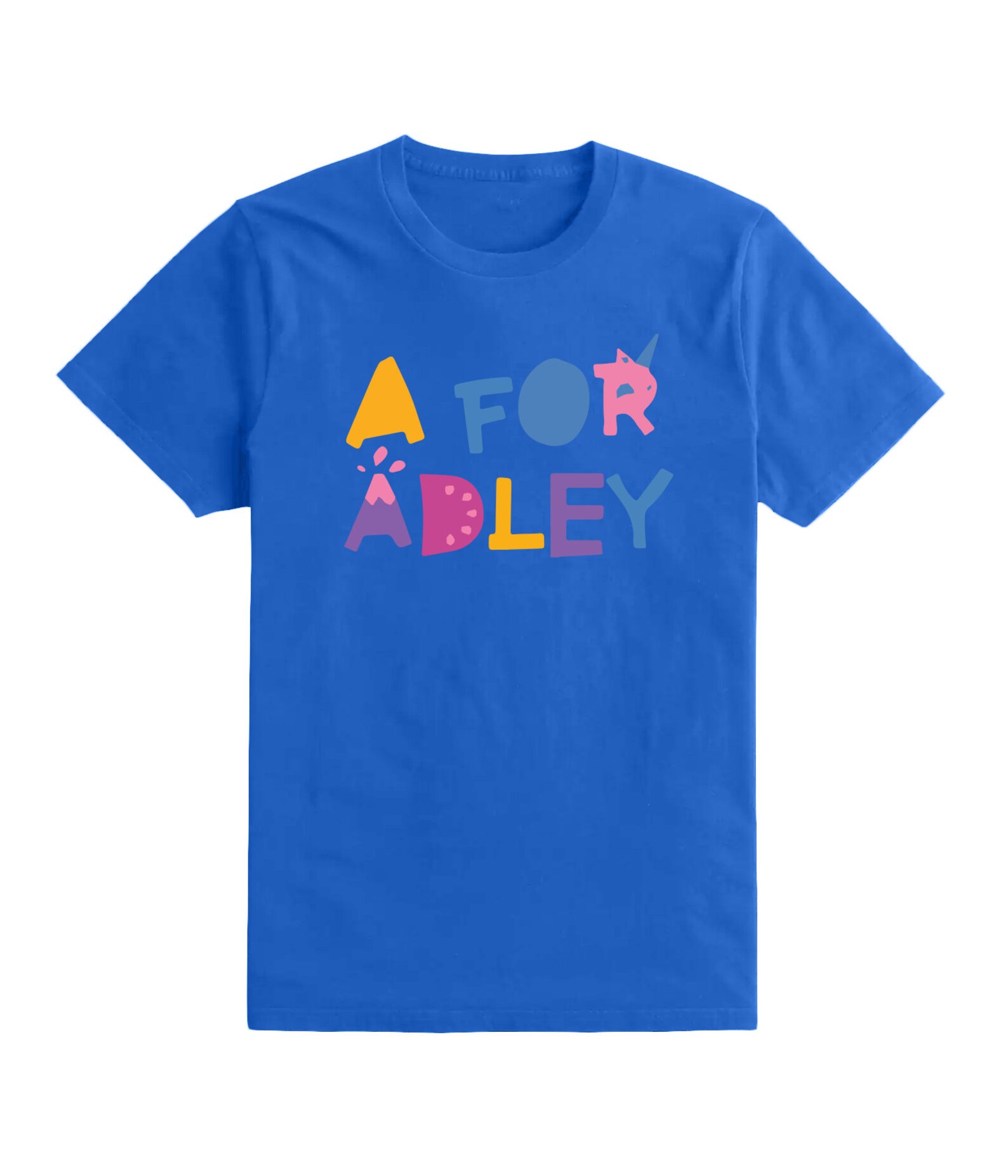 A for Adley Kids Girls T Shirt Top Tee Fun Youtuber Inspired Etsy UK