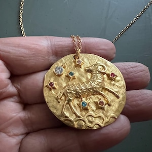 Taurus Zodiac Gemstone Pendant – SHIVKA