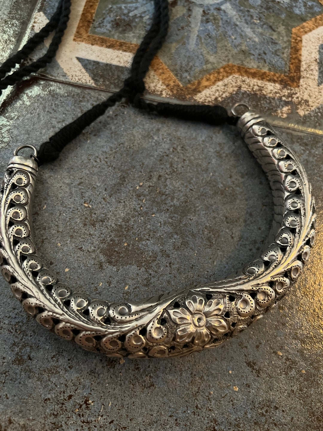 Antique Hasli / Oxidised Hasli/ Handcrafted Hasli - Etsy