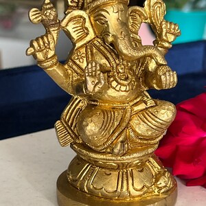 Brass Ganesha Sculpture - Remover of Obstacles and Blessings