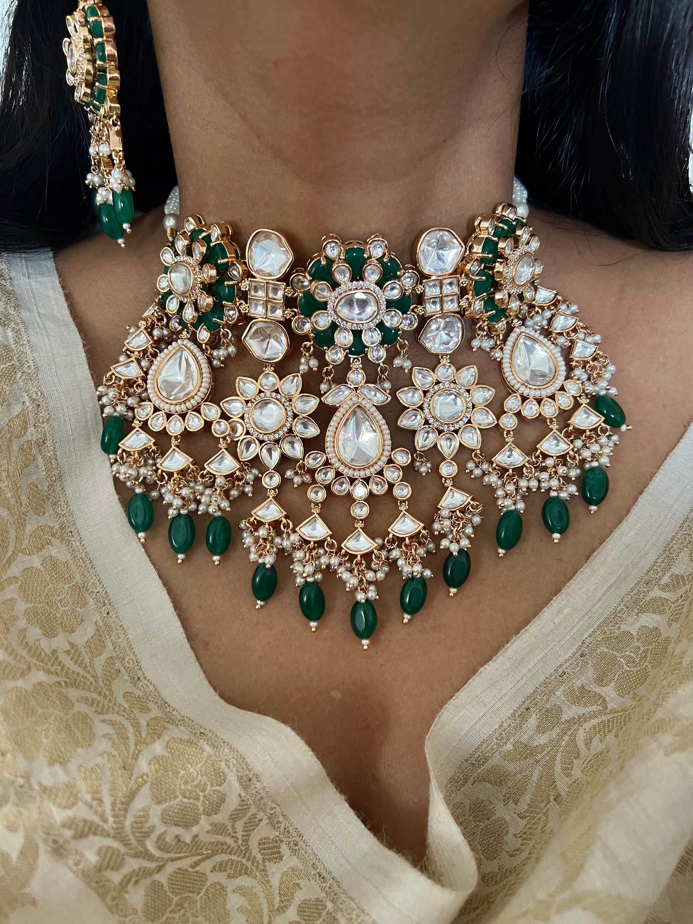 Bikaneri kundan jewellery deals