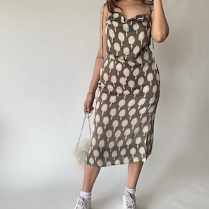 String Tie Long Dress