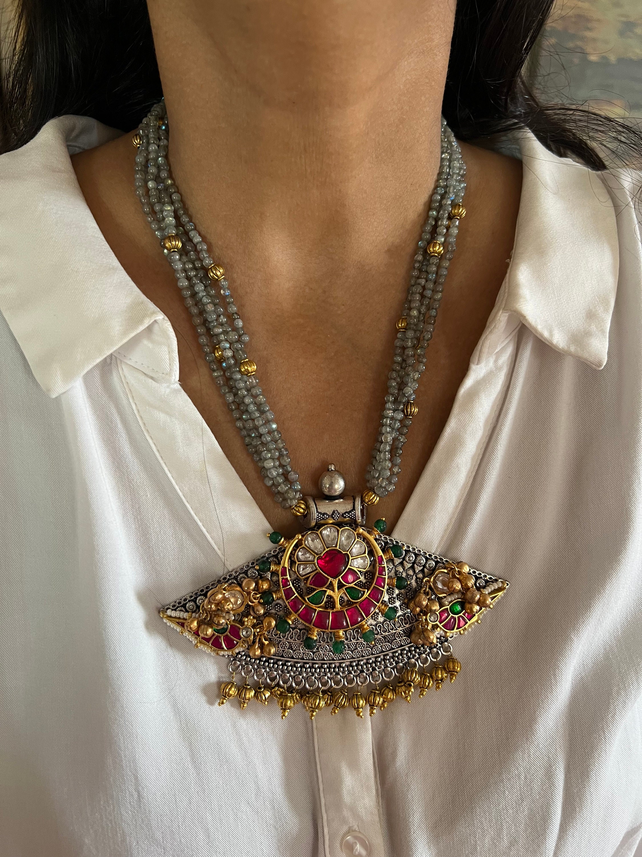 Kundan Pendant Etsy Australia