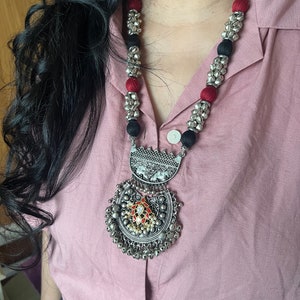 Handcrafted Brass Ghungroo Statement Necklace
