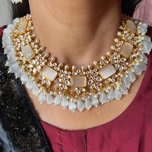 Royal Bridal Choker Necklace with Earrings and Maangtikka