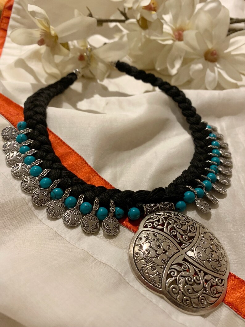 order discounts prices Silver Blue Round Necklace shop
