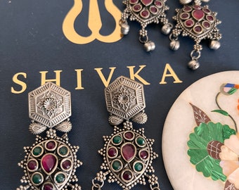 Antique Classic Earrings/ Handcrafted Earrings/ Indian Earrings/ Vintage Earrings