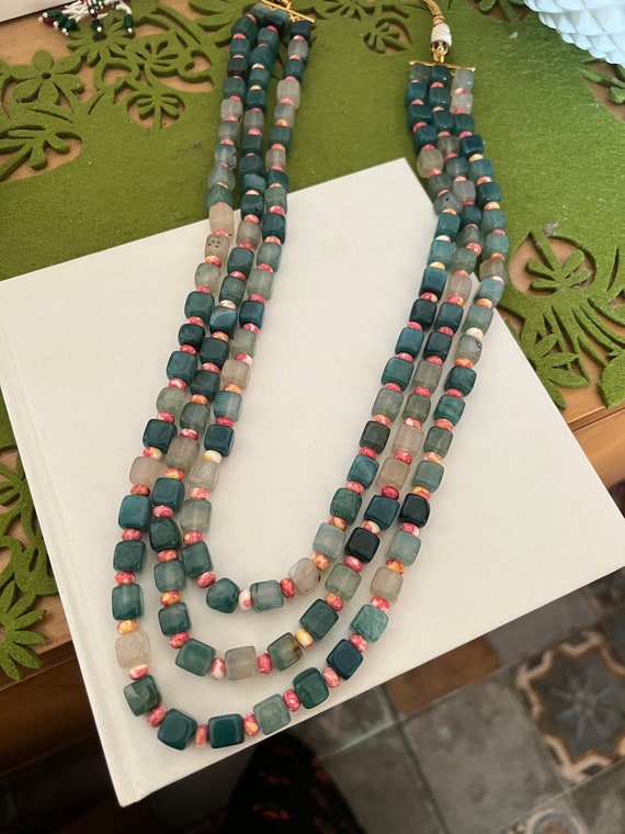 Agate necklace best sale etsy