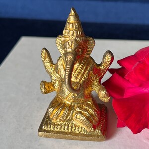 Brass Ganesha Sculpture - Remover of Obstacles and Blessings