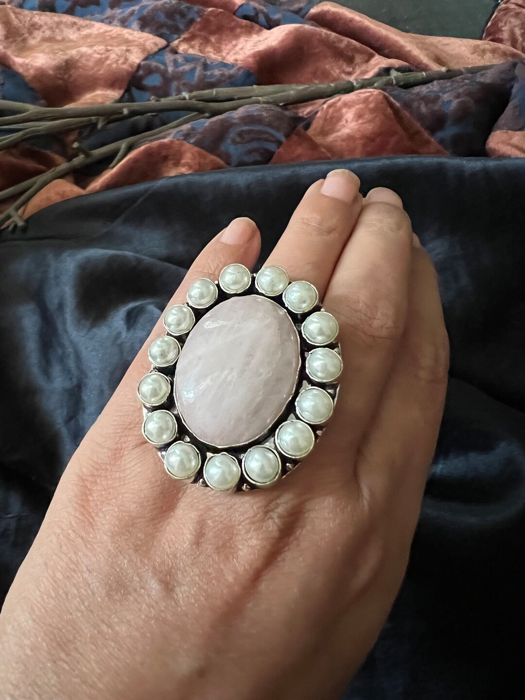 Statement Stone Ring/ Handcrafted Ring - Etsy