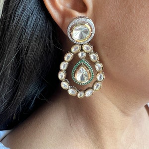 Kundan Ohrringe
