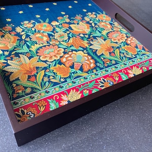 Designer Wooden Tray/ Home Decor/ Homeware/ Indian Tray/ Handcrafted Tray