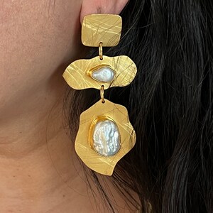Textured Baroque Danglers