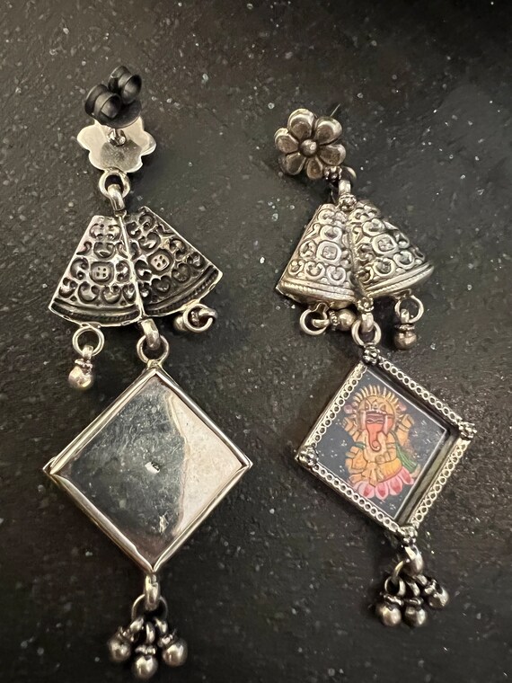 Silver jewlery earrings deals