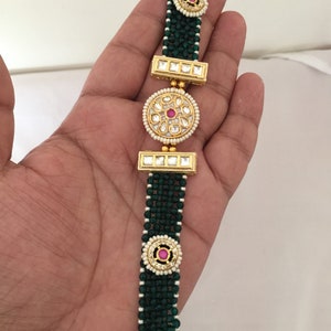 SHIVKA Premium Quality Kundan Mathapatti/ Kundan Headband/ Bridal Jewellery/ Hair Accessories