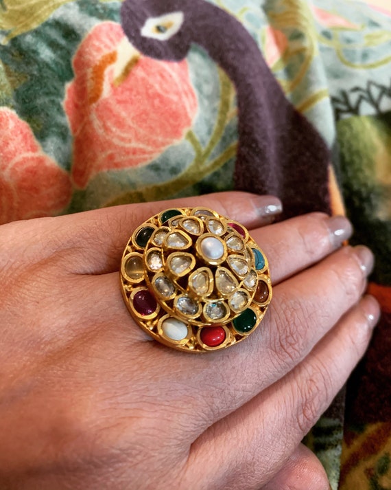 Kundan gemstone clearance