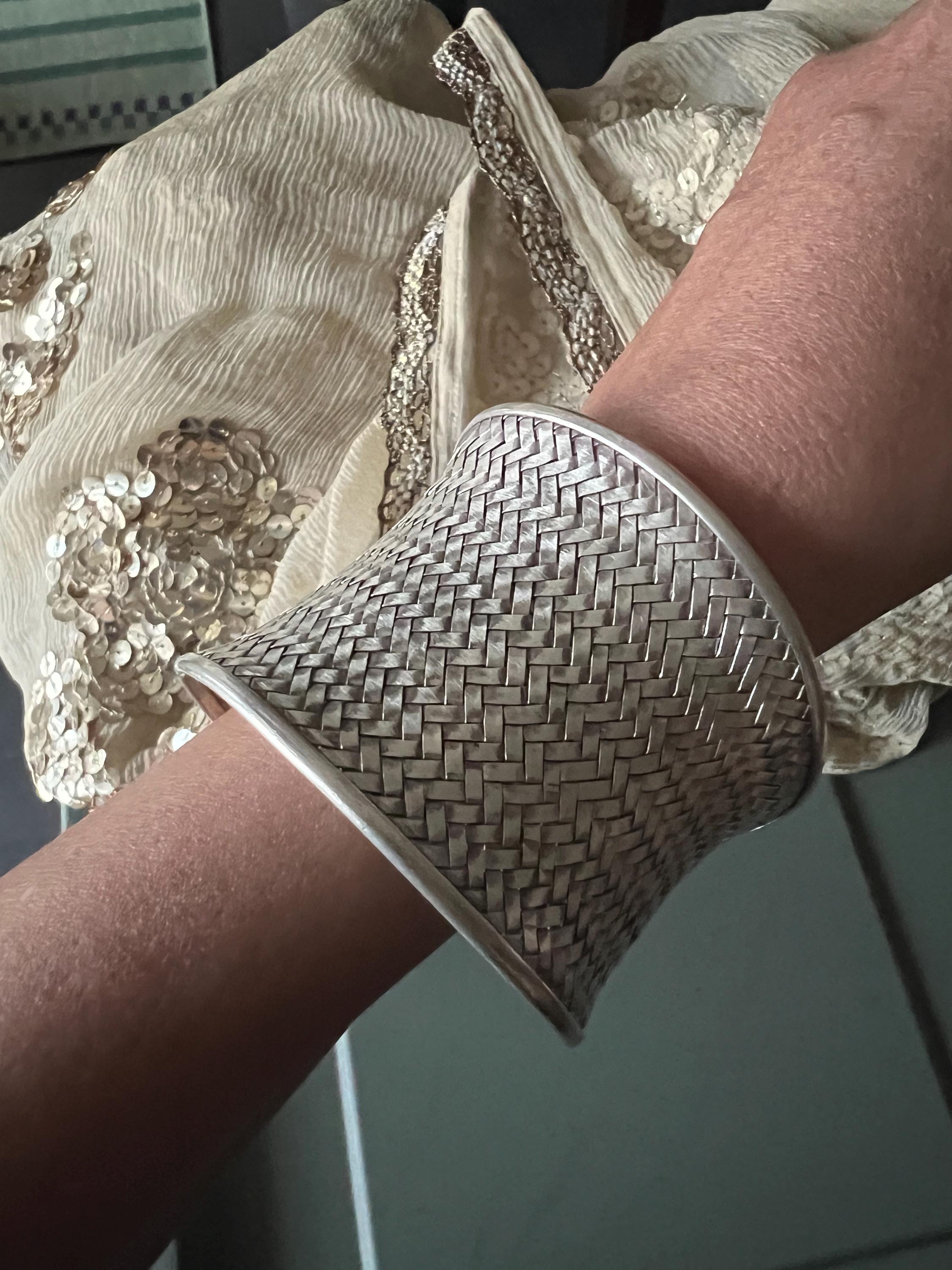 SHIVKA Pure 925 Silver Handcuff - Etsy