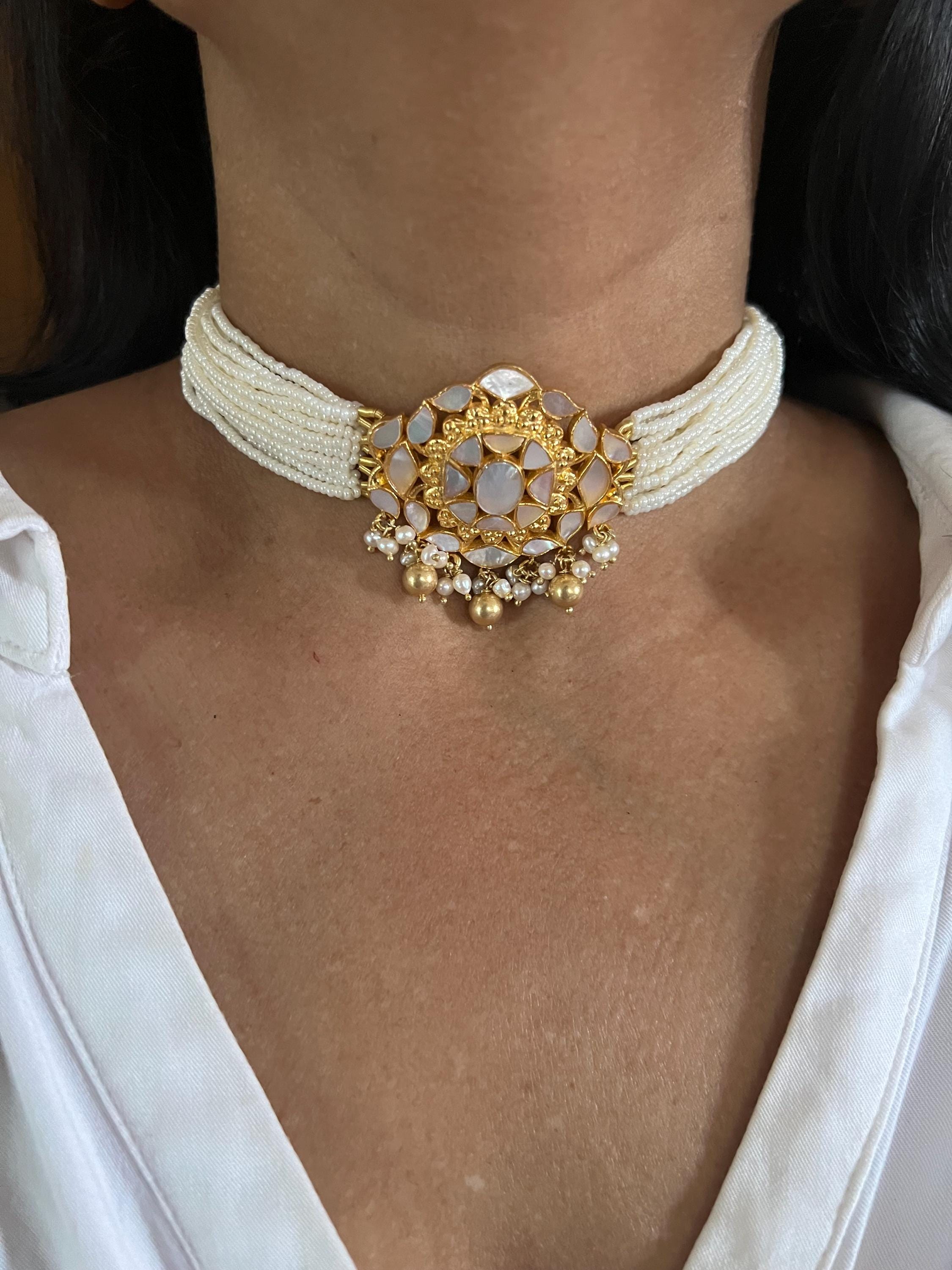 アクセサリー OX Jewelry Silver Pearl Choker OX JEWELRY（オックスジュエリー）の「Silver Pearl Choker