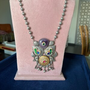 Exquisite Handcrafted Fusion Necklace - Premium Brass Elegance