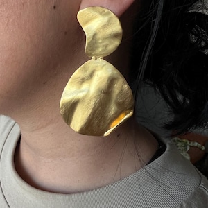 Hammered Brass Studs