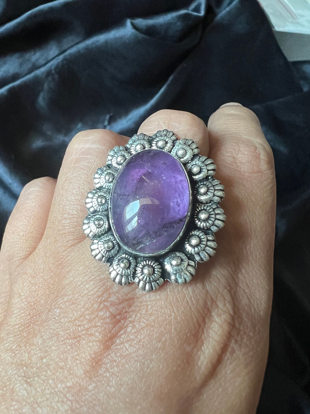 Statement Gemstone Ring/ Handcrafted Ring - Etsy