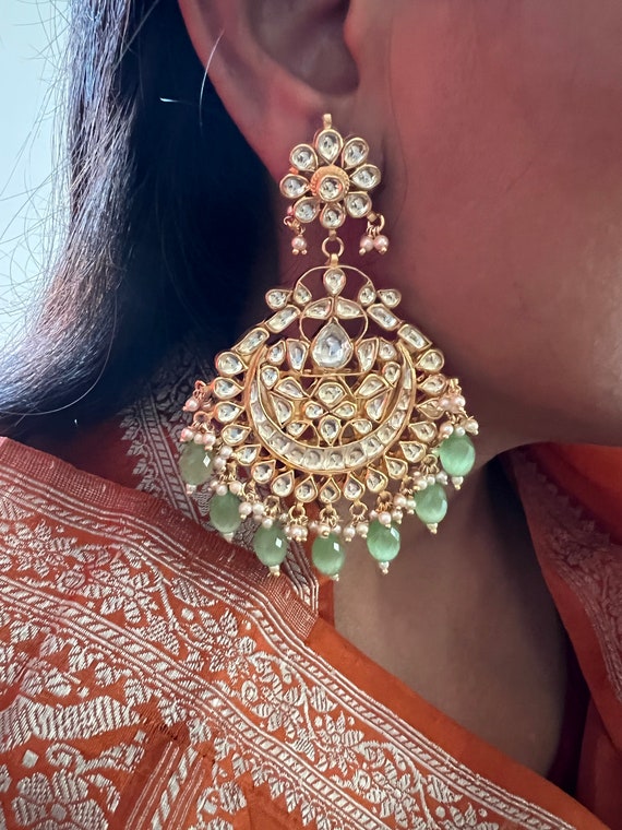 Handmade Jewelry Multi Earrings Pakistani Earrings - Etsy | Etsy earrings,  Temple jewellery earrings, Pakistani jewelry