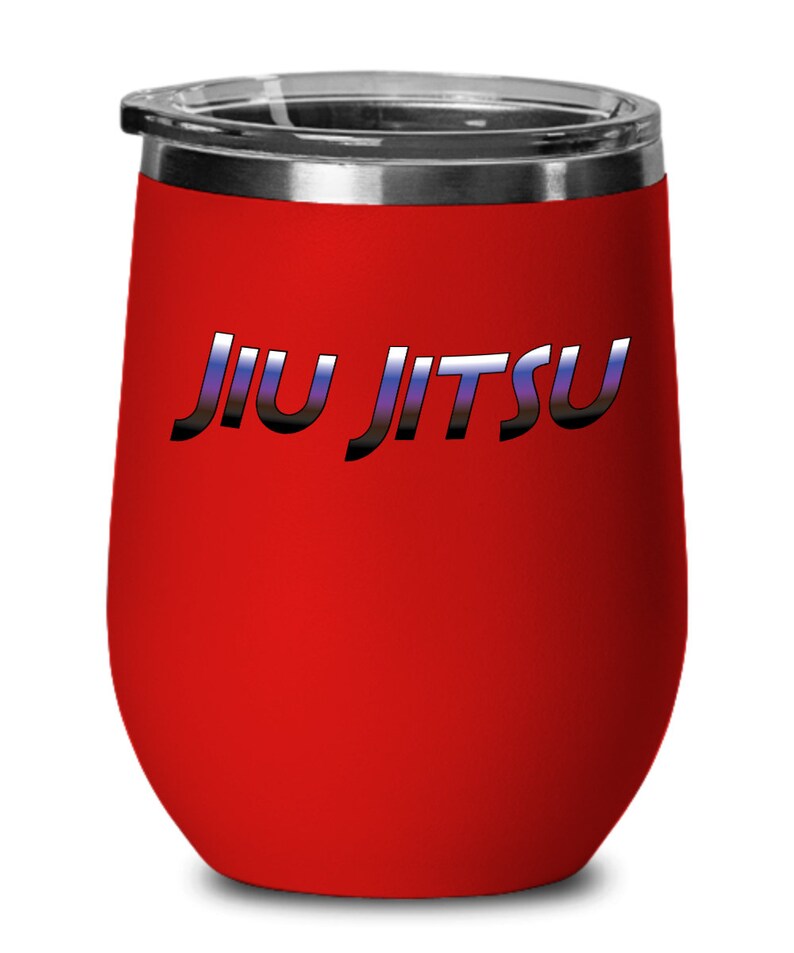 Jiu Jitsu Stainless Steel Wine Cup With Lid Gift For JJ Etsy