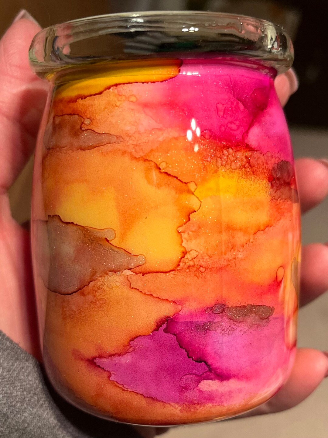 7oz Hash Stash Jars 420 Decorative Glass Jars Handmade Honey Etsy