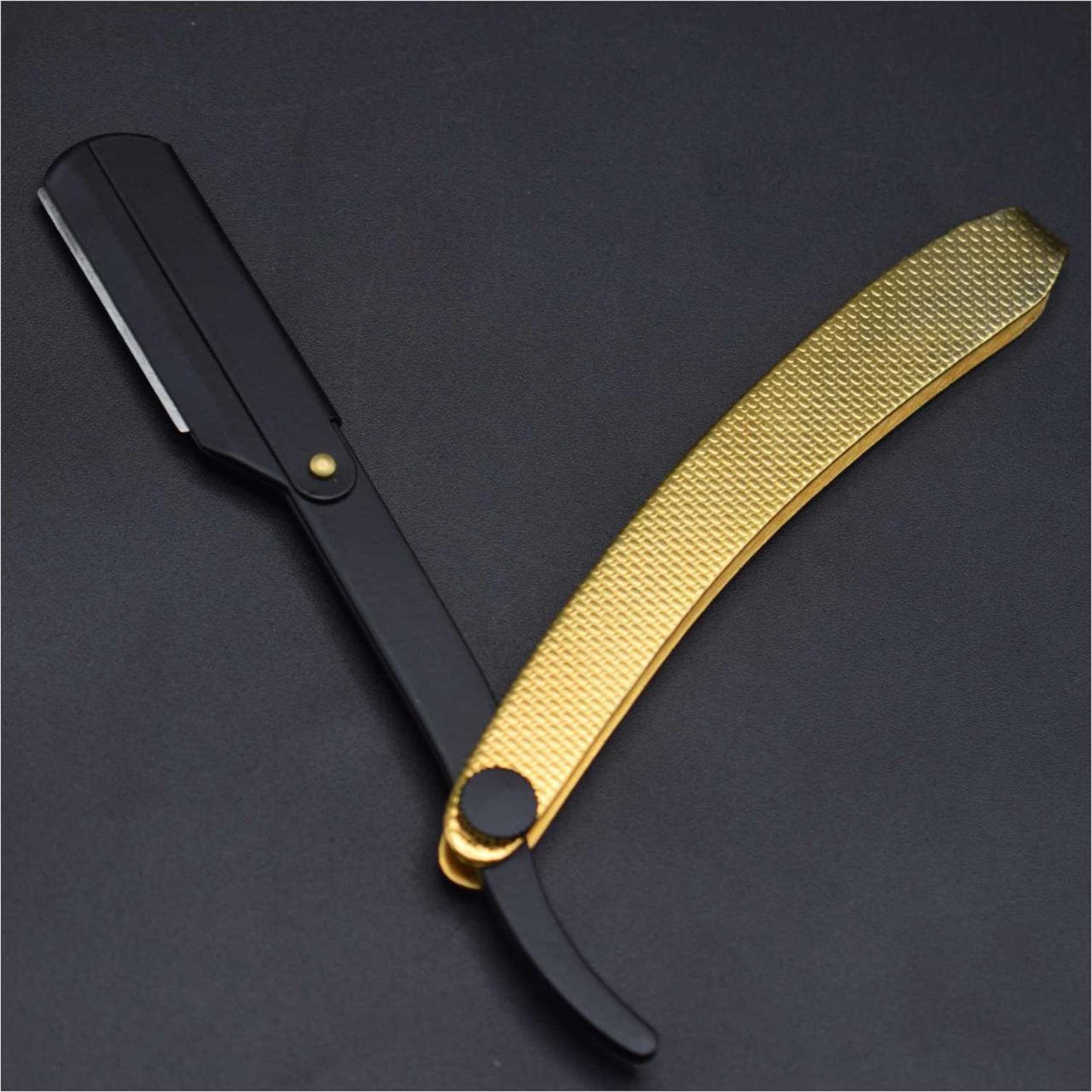 Men's Beard Razor Replaceable Half Blade Straight Razor Etsy
