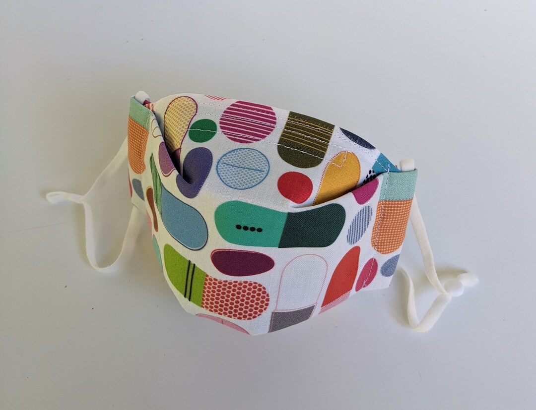 Colorful Meds 3D Adult Mask boatshaped Mask 2 Layers Nose Etsy