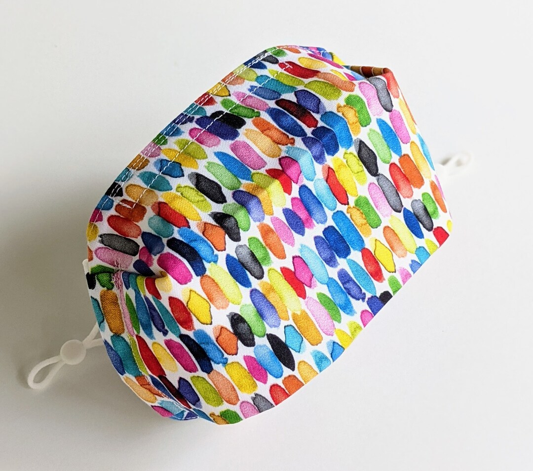 Adult 3D Face Mask color Medley Boatshaped Mask Etsy