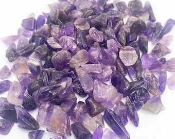 Amethyst Crystal chips, mini gemstones, gemstone chips, crystals for crafting, natural undrilled