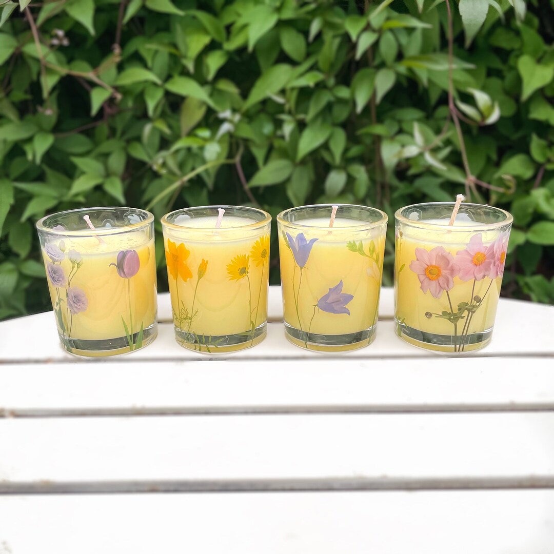Citronella Votive Candles Garden Party Decor Garden Candles Etsy
