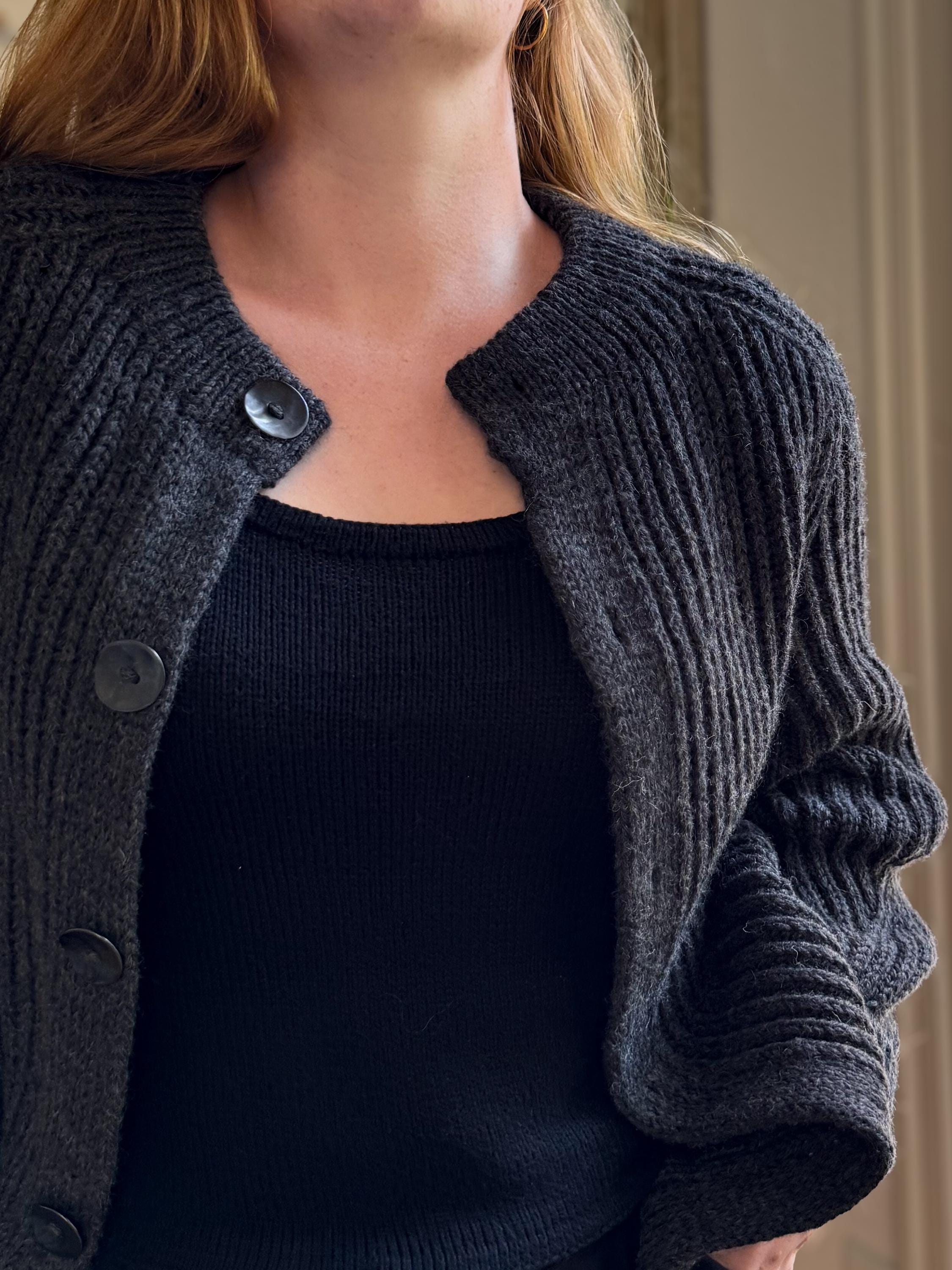 Brioche Bliss Jacket knitting pattern Strickanleitung