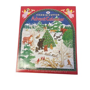 Cookie Cutter Advent Calendar With Miniature Cutters For Each Day Of Advent