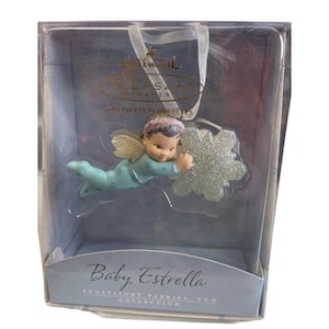 Hallmark Keepsake Baby Estrella Ornament 2002 Frostlight Faeries Collection Handcrafted