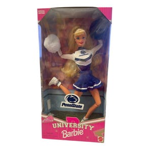 University Barbie Cheerleader Doll  - Penn State