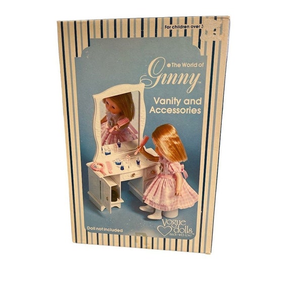 Vintage 1978 Vogue Dolls World of Ginny Vanity & Accessories - Etsy