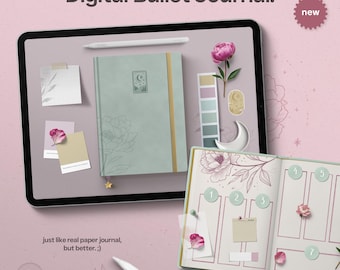 Petal Path Digital Bullet Journal, Goodnotes Planner (Digital Download)