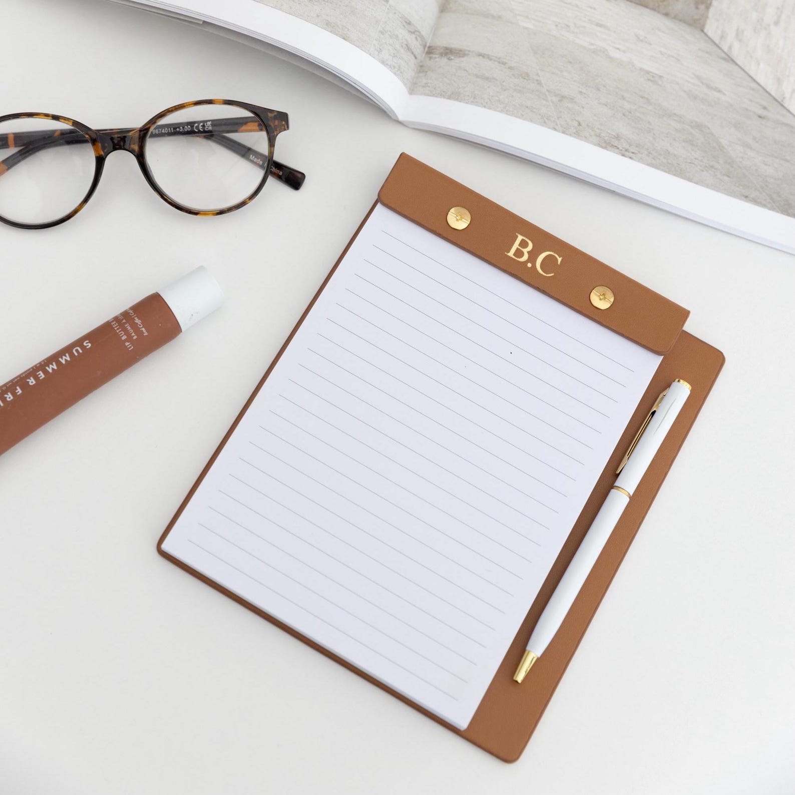 Personalized Notepad Refillable With a Matching Pen, Custom Notepad ...