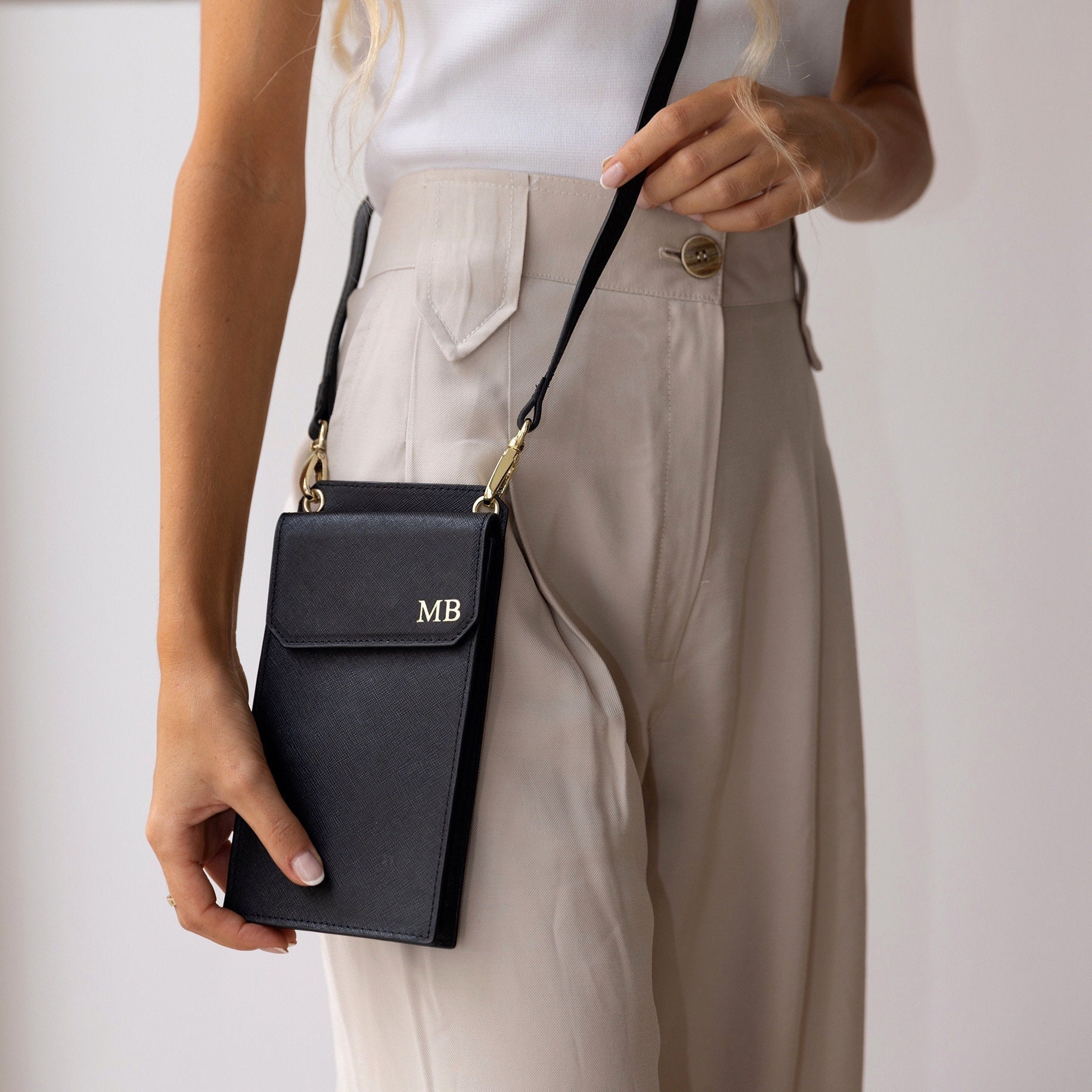Designer crossbody phone bag best sale