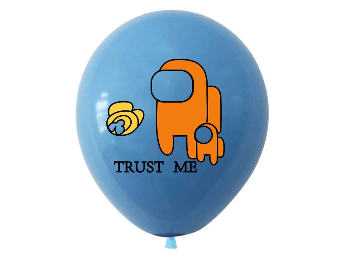 Among Us Balloons 15 Pcs Colorful Balloons for Among Us Party Etsy