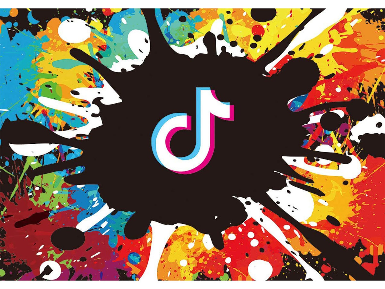 TIK Tok Backdrop for Party Decorations TikTok Theme Birthday Etsy