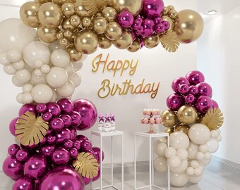 Magenta Baby Shower Decorations - Etsy