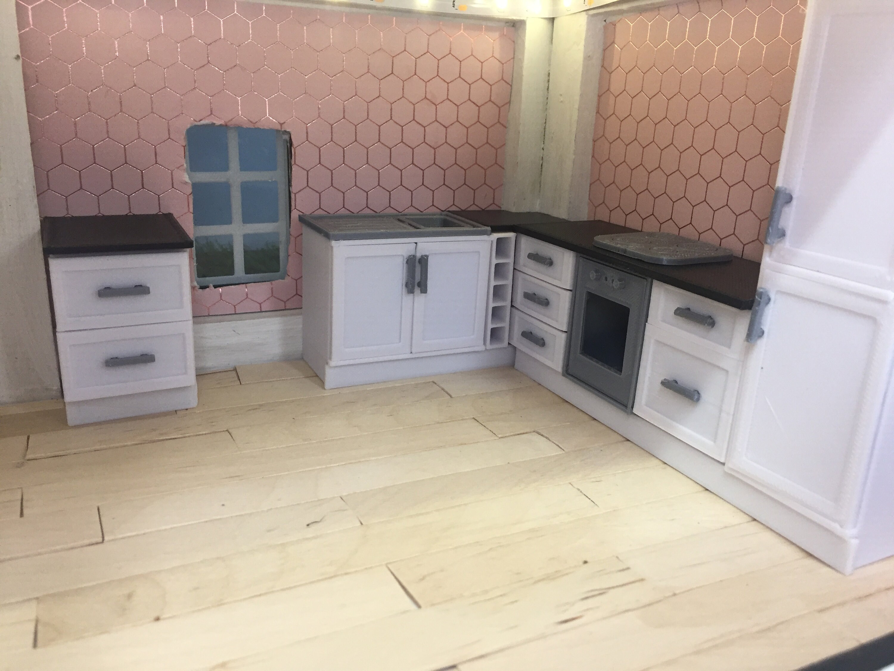 Dolls house fitted kitchens 116 custom made. Etsy