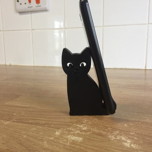 Cat Phone Stand, Mobile phone Holder iphone, ipad, android, tablet image 2